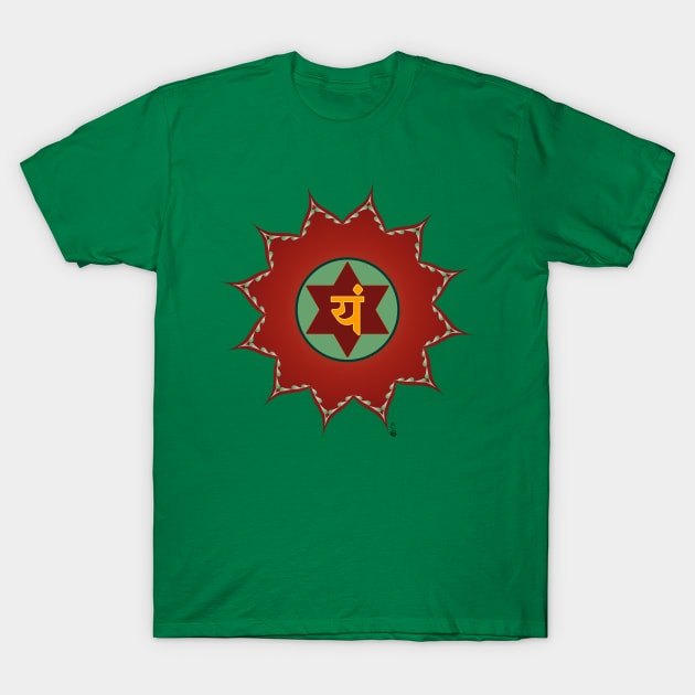 Anahata chakra T-Shirt by HagalArt